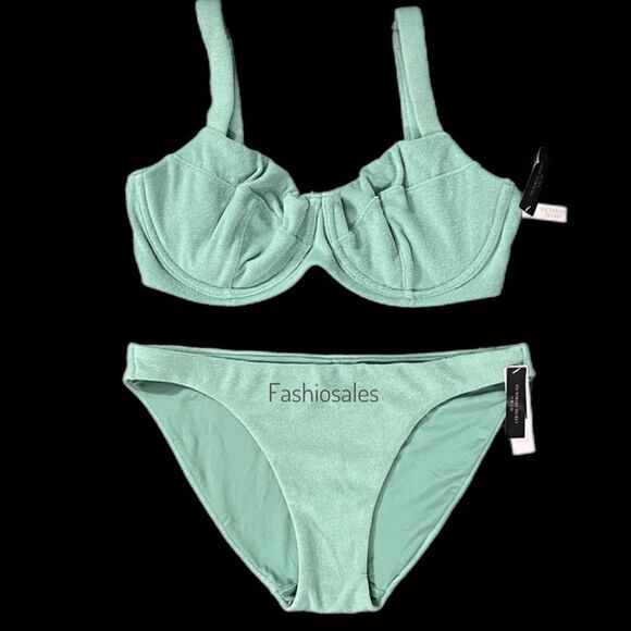 Victorias Secret Set Wicked Push Up without padding terry Bikini Top & Bottoms - Picture 5 of 12